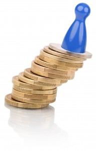 coin stack falling over