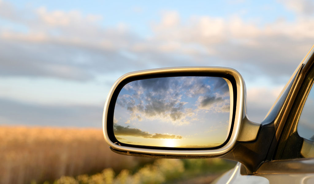 In the Rearview or Out the Windshield?